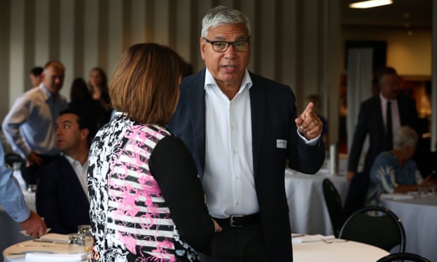 The Liberal Gilmore candidate, Warren Mundine, at a  candidates forum held at Nowra golf club