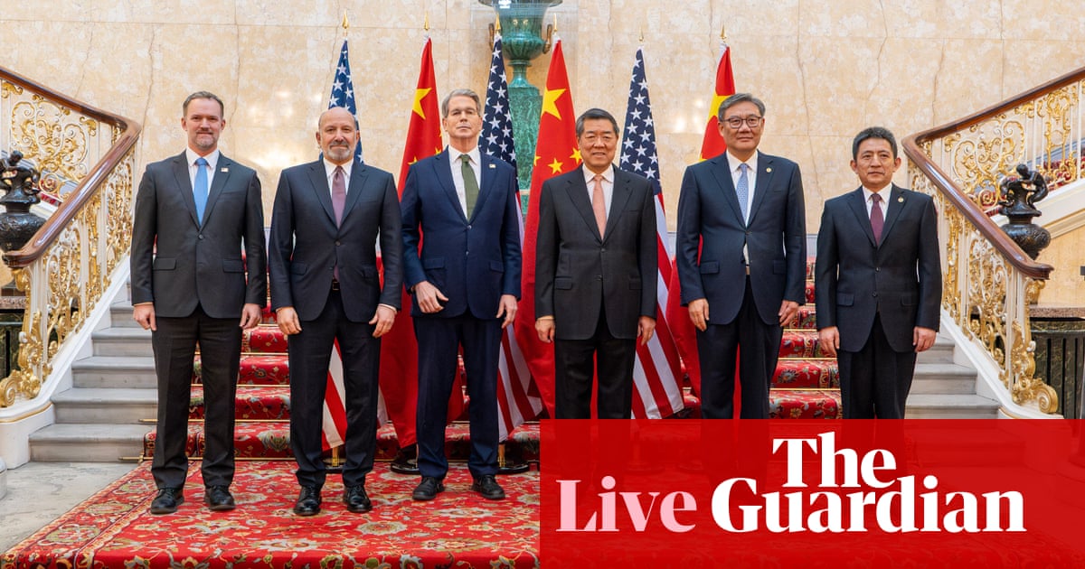 US-China trade talks to resume; UK jobs market weakening' as payrolls tumble business live