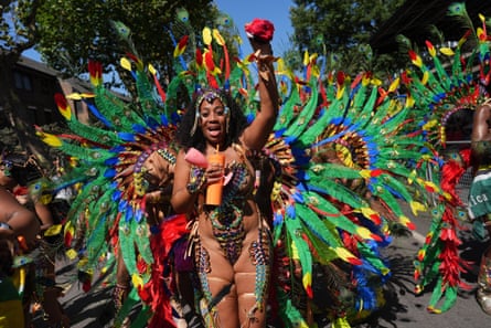 A woman at Notting Hill carnival