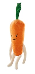 Kevin the Carrot as a plush toy.