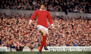 GEORGE BEST - 1968<br>1968: Belfast-born George Best on the pitch for Manchester United. Best joined Manchester United from school and made his senior debut at the age of 17. Best was voted Footballer of the Year for 1968.