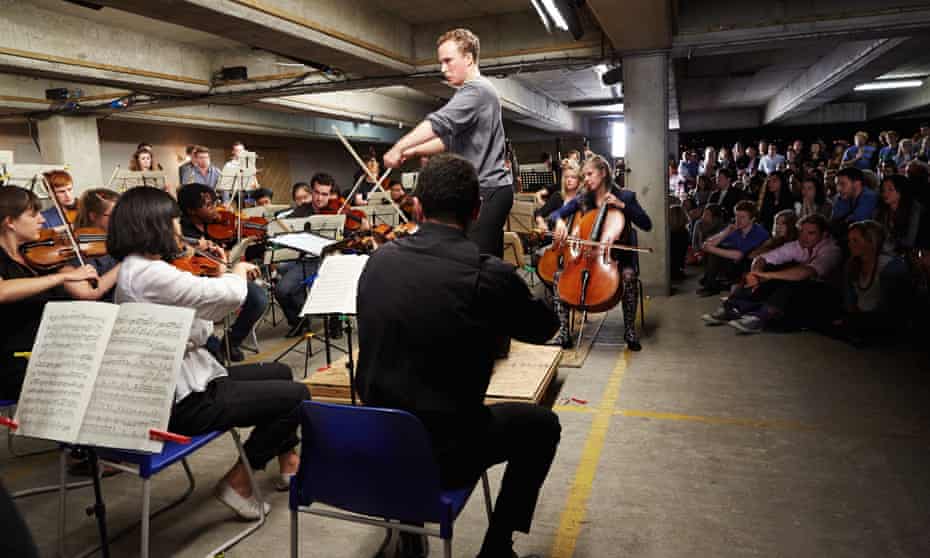 A different concert experience... the Multi-Story Orchestra perform in a former car park in Peckham Rye, one of last year’s BBC Proms.