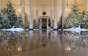 the grand foyer and cross hall are decorated in the theme of the nutcracker suite - White House Christmas Decorations the grand foyer and cross hall are decorated in the theme of the nutcracker suite - White House Christmas Decorations