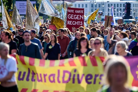 The “time for a change” demonstration in Berlin, 12 September 2026, in which more than 100 organisations took part.