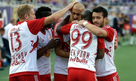 The New York Red Bulls barely had to do more than turn up against their local rivals