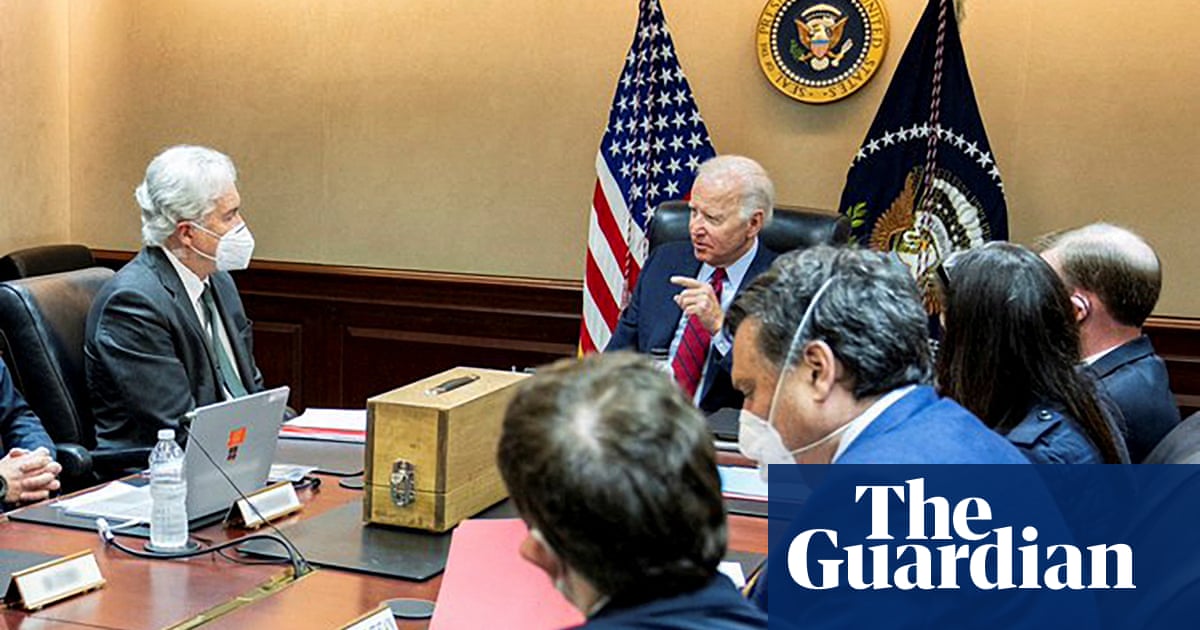 Biden echoes Obama as White House releases photo of briefing on strike