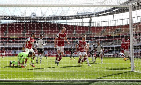 Eddie Nketiah prods home from close range to salvage a point for Arsenal and break Fulham hearts at the Emirates.