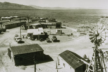 The base camp at the Trinity nuclear test site.