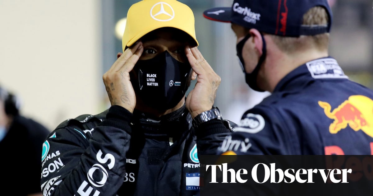 Hamilton ‘not 100%’ as Verstappen takes pole for F1 Abu Dhabi GP