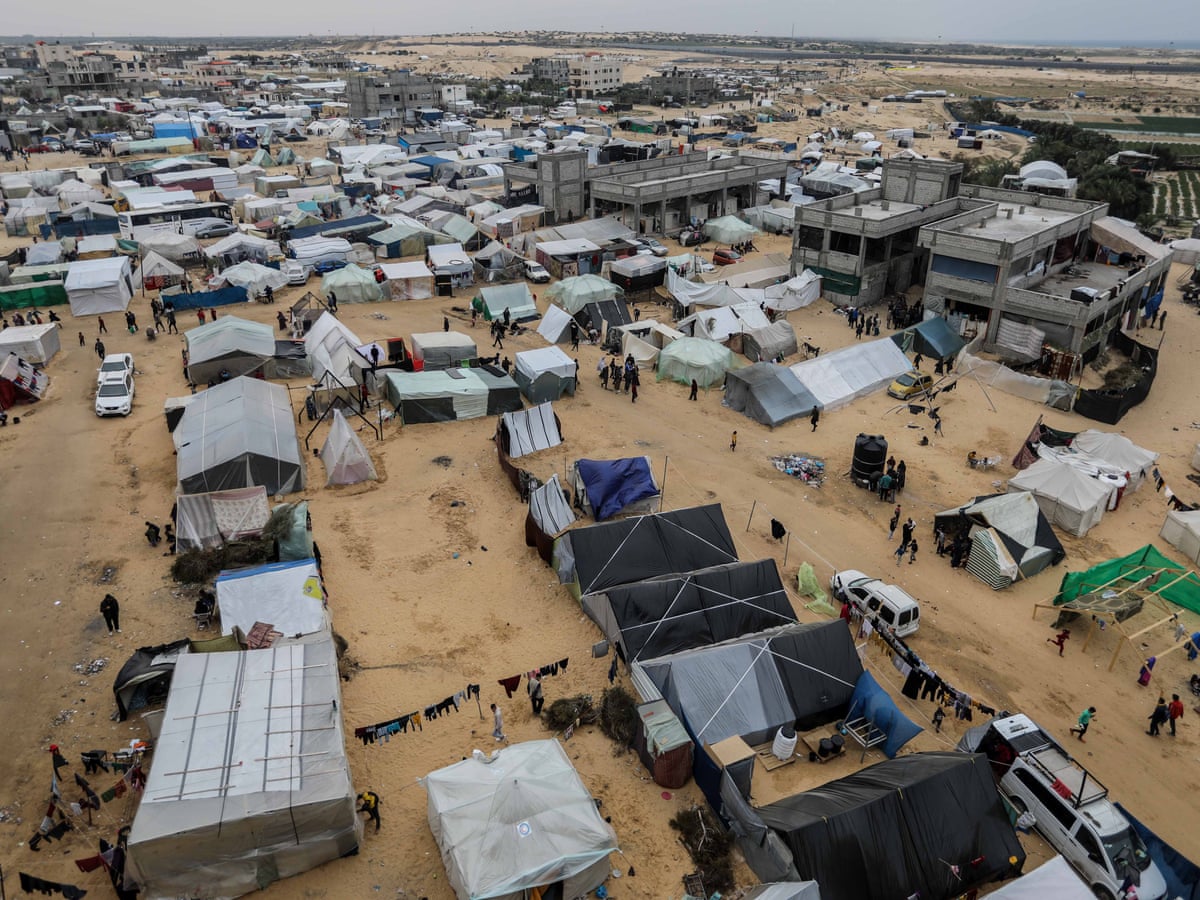 Al-Mawasi: Palestinians fleeing to 'humanitarian zone' find little hope | Israel-Gaza war | The Guardian Al-Mawasi: Palestinians fleeing to 'humanitarian zone' find little hope | Israel-Gaza war | The Guardian