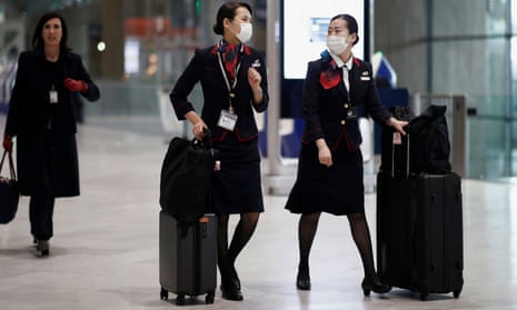 Japan Airlines flight attendants 