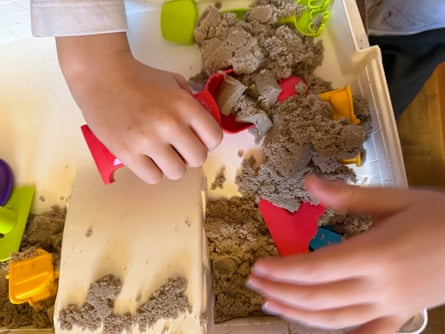 kinetic sand.