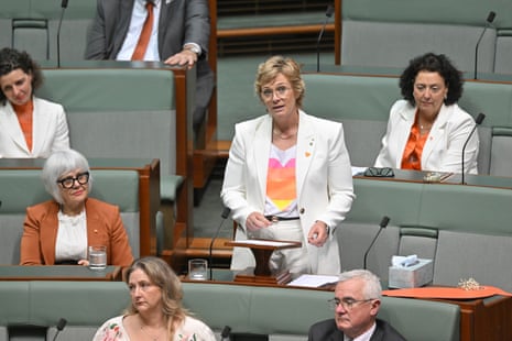 Independent member for Warringah Zali Steggall pays tribute to Independent member for Indi Helen Haines, Monday, 26 October, 2026.