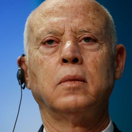 Tunisia’s President Kais Saied at a summit