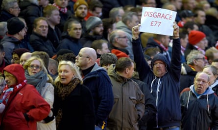 ‘Extra fear than pleasure’: 5 Liverpool followers on FSG’s plans | Liverpool 1 Liverpool supporters stage a walkout during the Premier League visit of Sunderland in February 2016 over FSG’s proposal to introduce £77 tickets at Anfield. The decision was quickly reversed