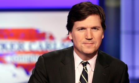 Tucker Carlson, host of Tucker Carlson Tonight. Fox News says it has agreed to part ways with Tucker Carlson, less than a week after settling a lawsuit over the network’s 2020 election reporting.
