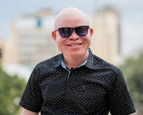 Musician John Chiti in Lusaka, Zambia.