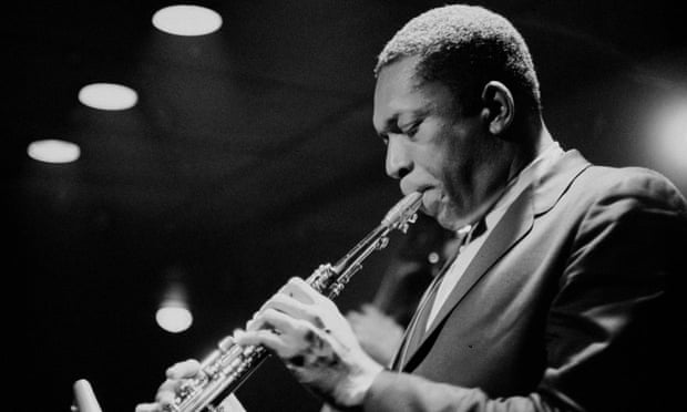 John Coltrane performing (year unknown) as seen in Fire Music.