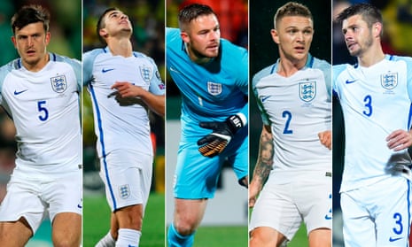 Harry Maguire, Harry Winks, Jack Butland, Kieran Trippier and Aaron Cresswell all started for England against Lithuania