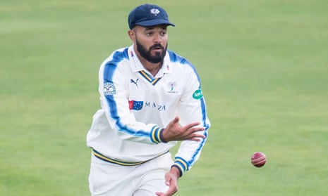 Azeem Rafiq in action for Yorkshire. Of his experience at the club he said: ‘It was racist behaviour. They should say so.’