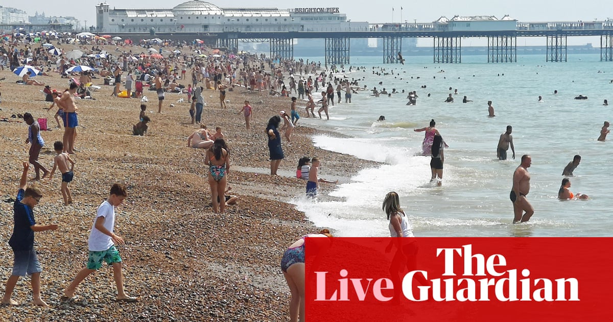 Heatwave: Paris suffers 42.6C hottest day ever as UK temperatures set July record - live