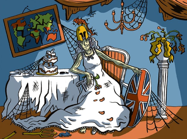 Britannia as Miss Havisham