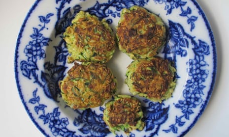 Felicity’s perfect courgette fritters.