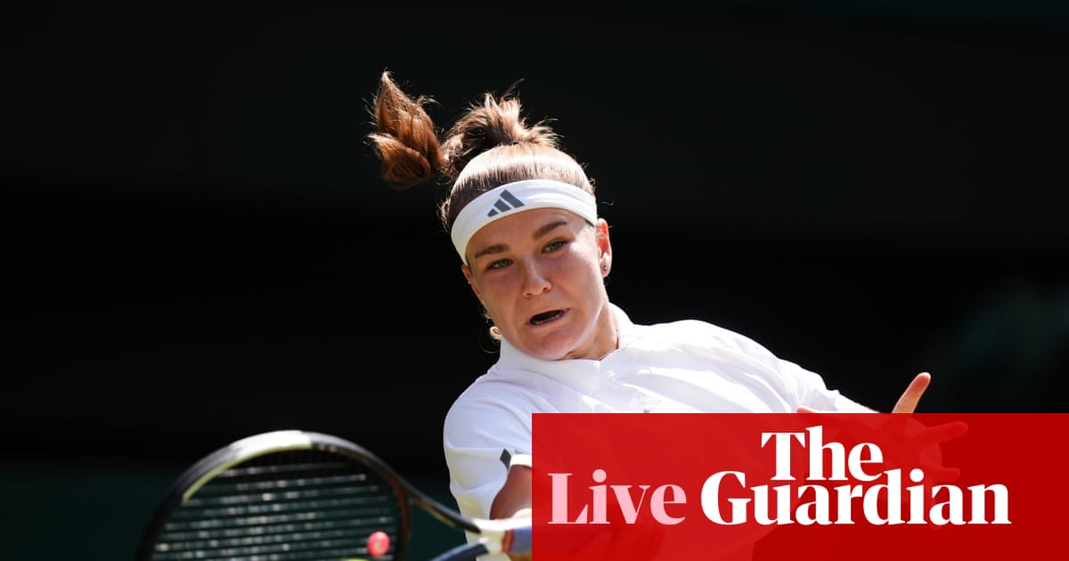 Wimbledon 2026: Muchova v Gauff, Kostyuk v Noskova semi-final updates – live