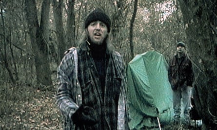 Joshua Leonard and Michael Williams in The Blair Witch Project.