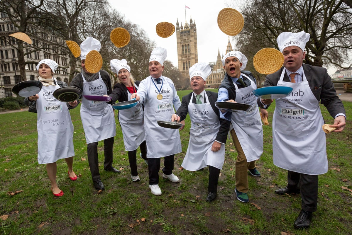 Shrove Tuesday pancake races in pictures UK news The Guardian