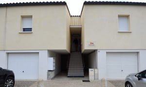 Apartment building near Montpellier where suspects were arrested.