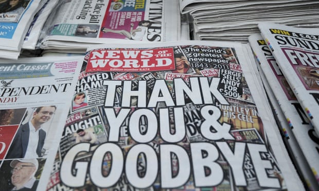 The final edition of the News of the World