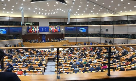 Europe live: ‘history made’ as EU parliament passes major migration and asylum reforms