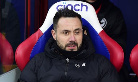 Brighton manager Roberto Di Zerbi is one of several managers being linked with the job of putting out the Tottenham Hotspur binfire.