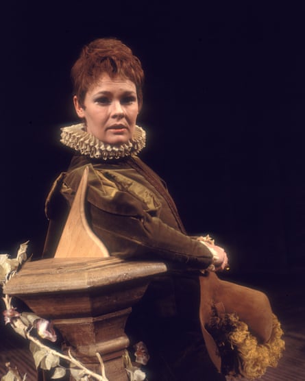 Judi Dench as Viola in John Barton’s production of Twelfth Night, 1969.