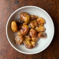 Felicity Cloake’s perfect roast new potatoes are strangely similar to Nigella’s.