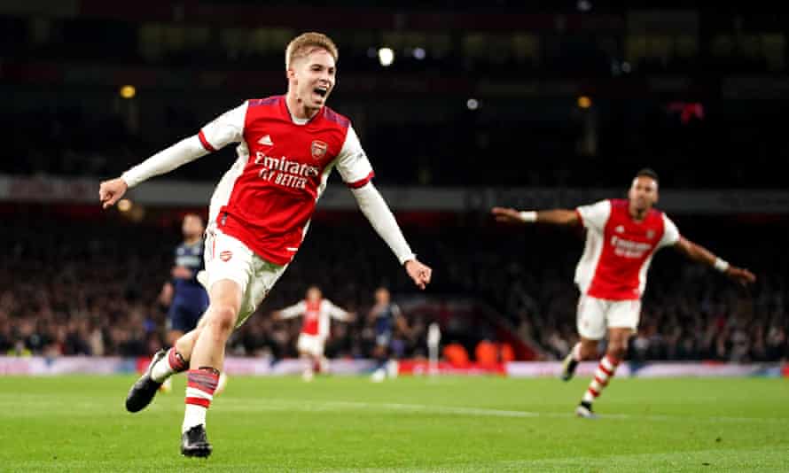 Emile Smith Rowe has scored in all of Arsenal's last three league games.