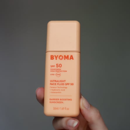Byoma ultralight face fluid
