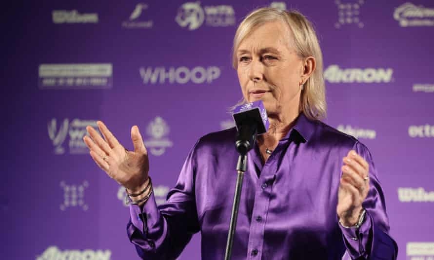 martina navratilova dijo: