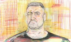 An illustration of Marc Conway, who is serving an IPP sentence on licence