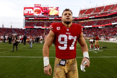 Nick Bosa and the San Francisco 49ers came one win short of the Super Bowl last season, bowing to the Philadelphia Eagles in the NFC championship game.