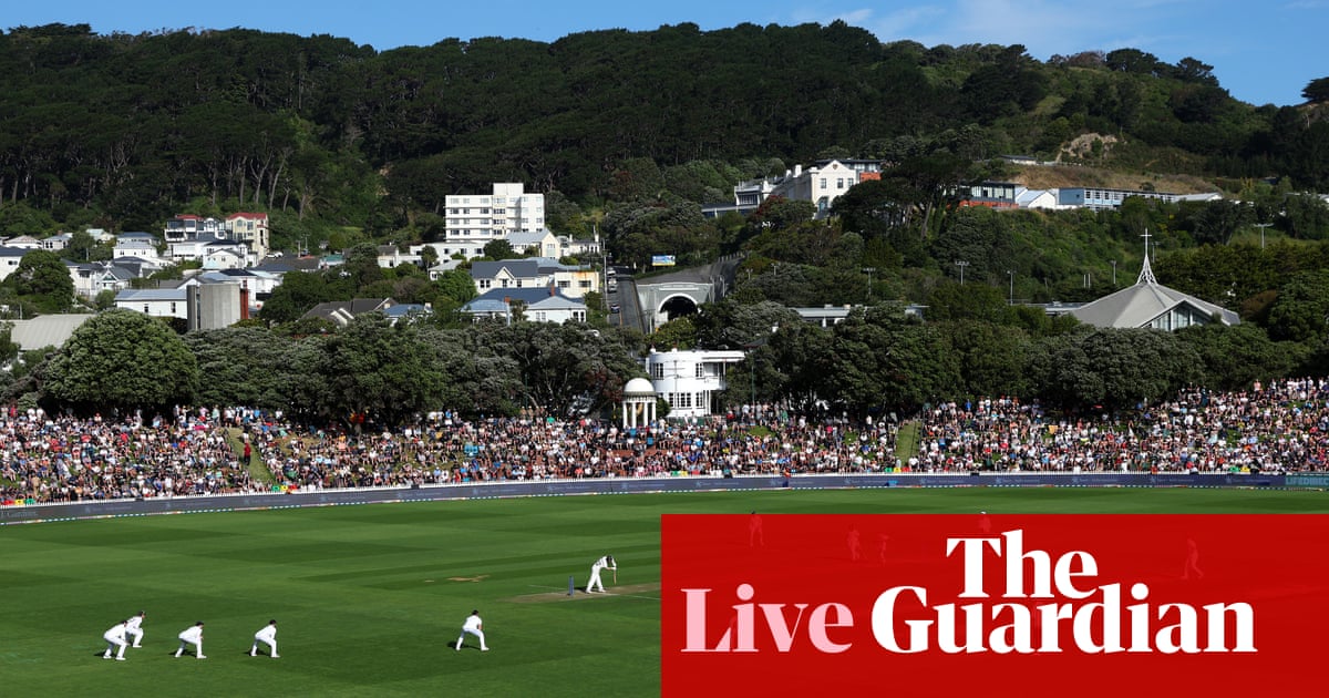 New Zealand v England: second men's cricket Test, day three - live