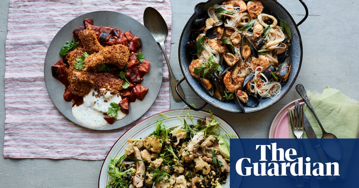 Harissa lamb and seafood noodles: Jane Baxter’s 15-minute savoury recipes