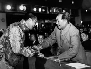 The Dalai-Lama congratulates Mao Zedong on his accession to power in 1949.
