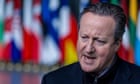 David Cameron meets Donald Trump amid push to shore up Ukraine support
