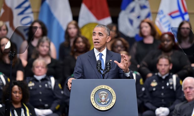 Barack Obama: ‘We know there is evil in his world. It’s why we need police departments.’