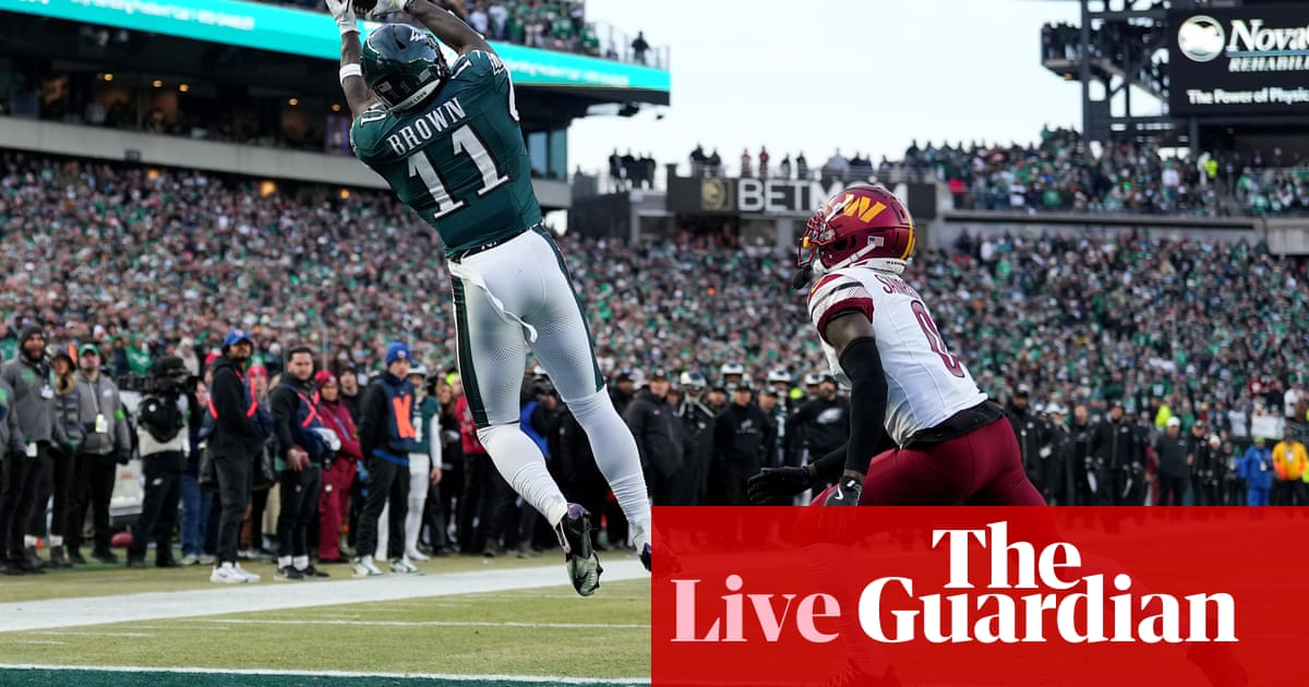 NFC championship game: Washington Commanders 23-55 Philadelphia Eagles – as it happened