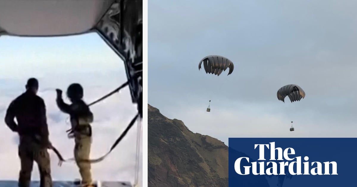 British paratroopers land on Tristan da Cunha for suspected hantavirus case