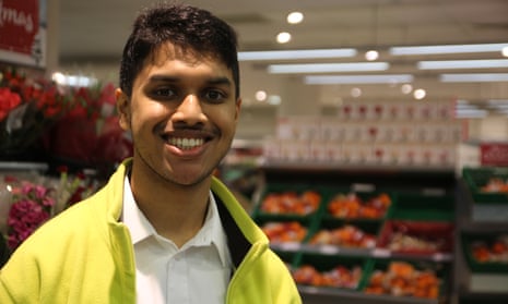 ‘It feels better to be paid’: Neal Patel has just been offered a job by Waitrose.