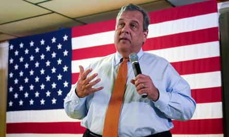 Chris Christie during a campaign event in Concord, New Hampshire, in July.
